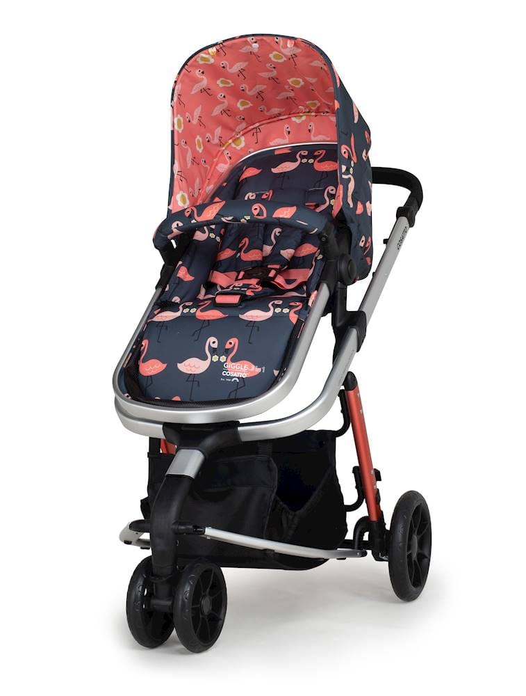 Cosatto Giggle 3 in 1 i-Size Everything Bundle Pretty Flamingo Travel Systems CT5387 5021645068229