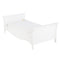 CuddleCo Clara Cot Bed in White Cot Beds