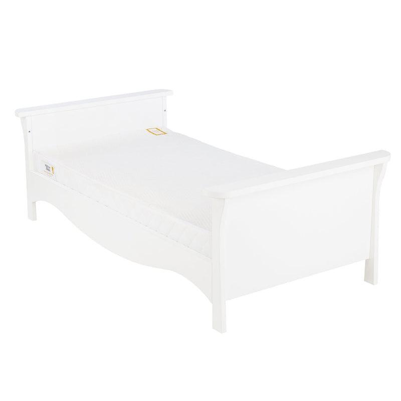 CuddleCo Clara Cot Bed in White Cot Beds