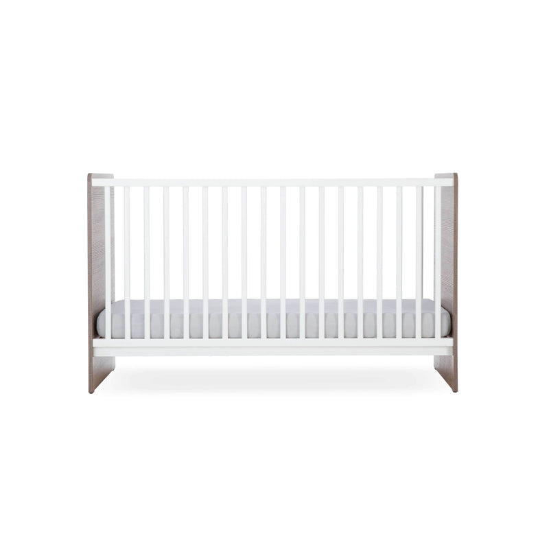 CuddleCo Enzo 2 Piece Set in Truffle Oak/White Nursery Room Sets