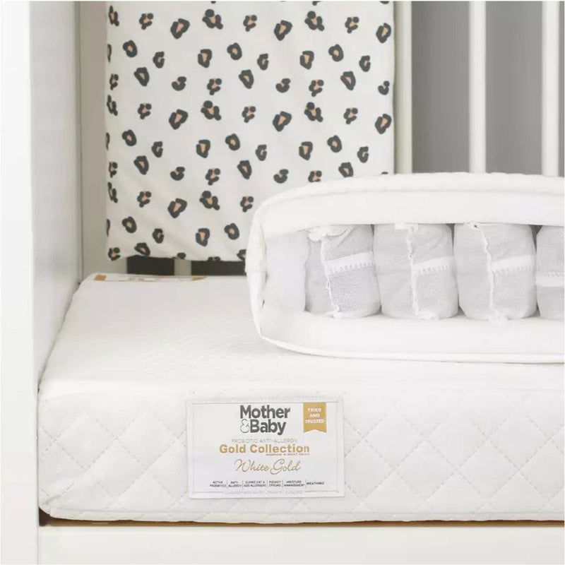 CuddleCo Enzo 2 Piece Set in Truffle Oak/White Nursery Room Sets FRN/CUD/151267/PS 5060971151267