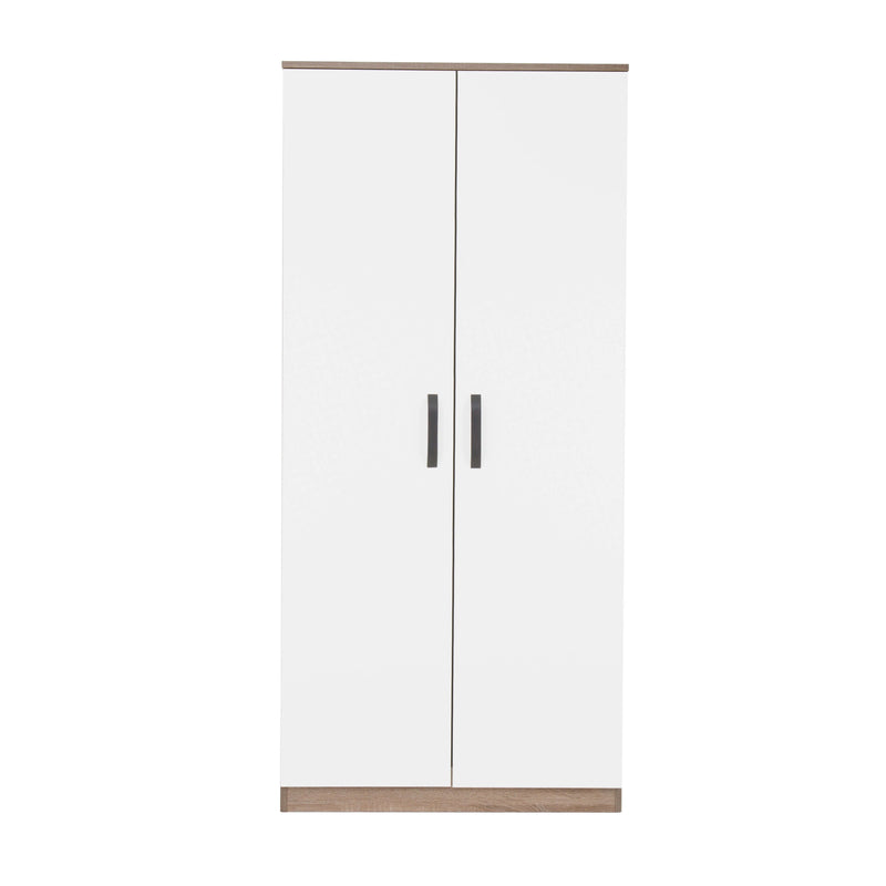 CuddleCo Enzo 3 Piece Set in Truffle Oak/White Nursery Room Sets