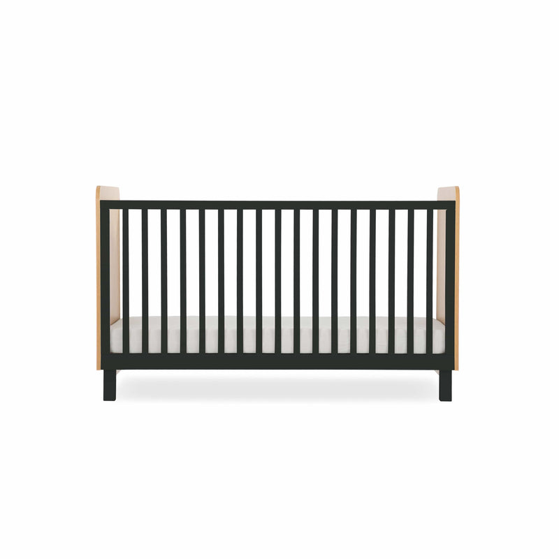 CuddleCo Rafi 5 Piece Room Set in Oak & Black Nursery Room Sets