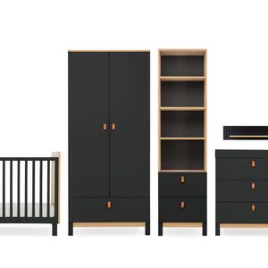 You added <b><u>CuddleCo Rafi 5 Piece Room Set in Oak & Black</u></b> to your cart.