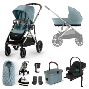 You added <b><u>Cybex Gazelle S Comfort Bundle in Taupe/Sky Blue</u></b> to your cart.