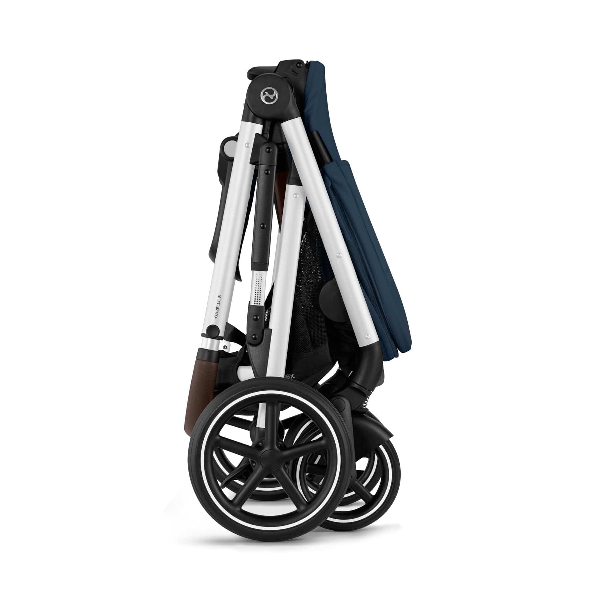 Cybex Gazelle S Essential Bundle in Silver/Ocean Blue Baby Prams 12765-SLV-OCE-BLU 4063846324873
