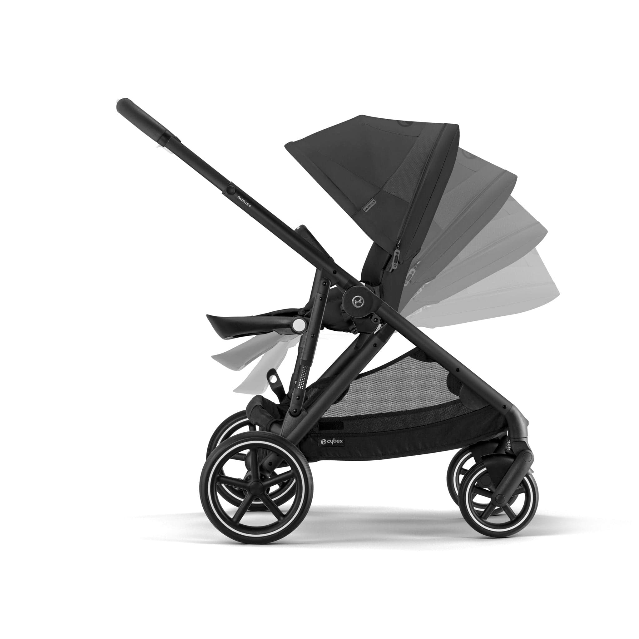 Cybex Gazelle S Luxury Bundle in Black/Moon Black Baby Prams 12774-BLK-MOO-BLK 4063846324859