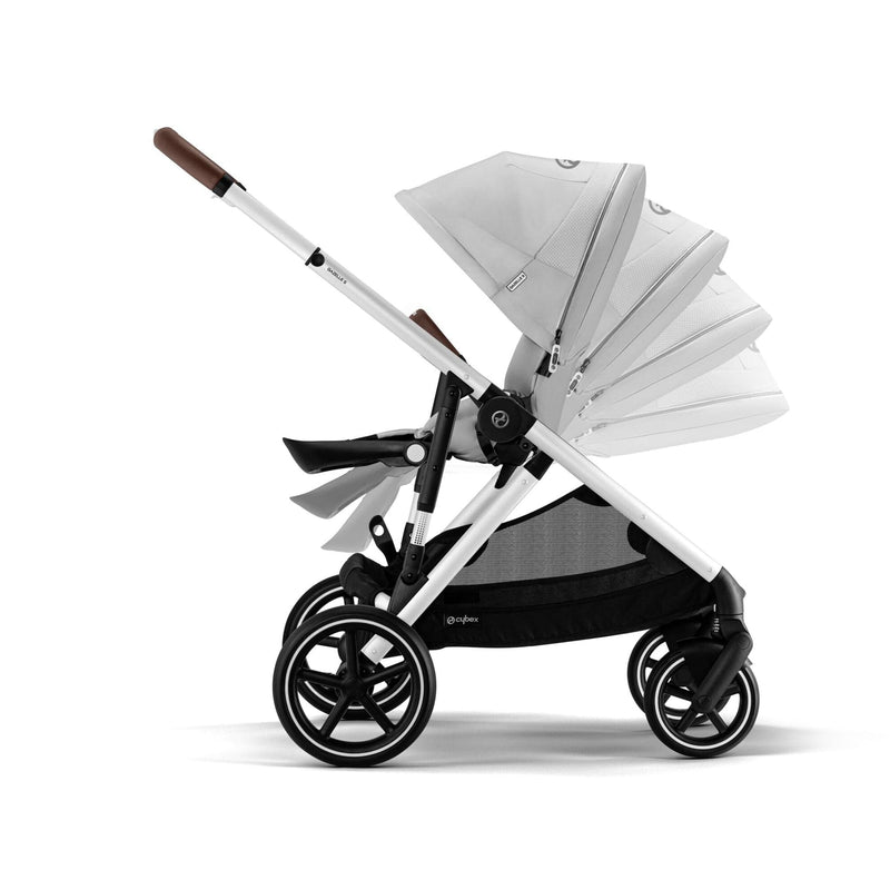 Cybex Gazelle S Luxury Bundle in Silver/Lava Grey Baby Prams