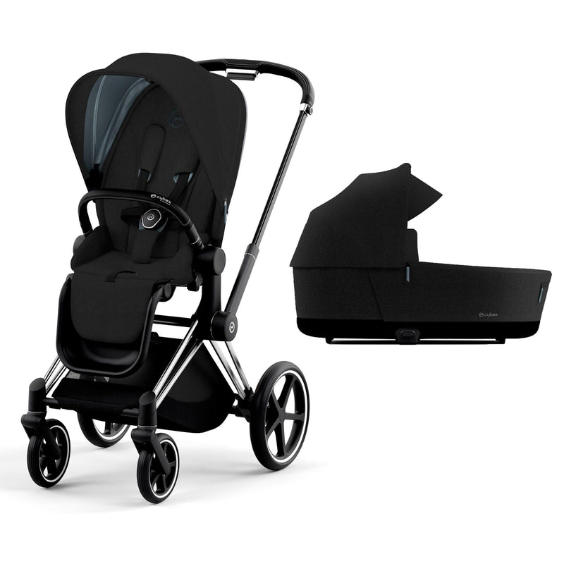 Cybex Priam & Lux Cot (2022) in Stardust Black Plus Baby Prams