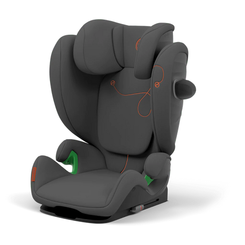 Cybex Solution G i-Fix Highback Booster Car Seat in Lava Grey Highback Booster Seats 522002283 4063846310944