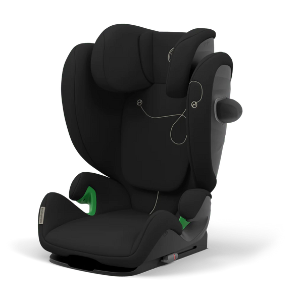 Cybex Solution G i-Fix Highback Booster Car Seat in Moon Black Highback Booster Seats