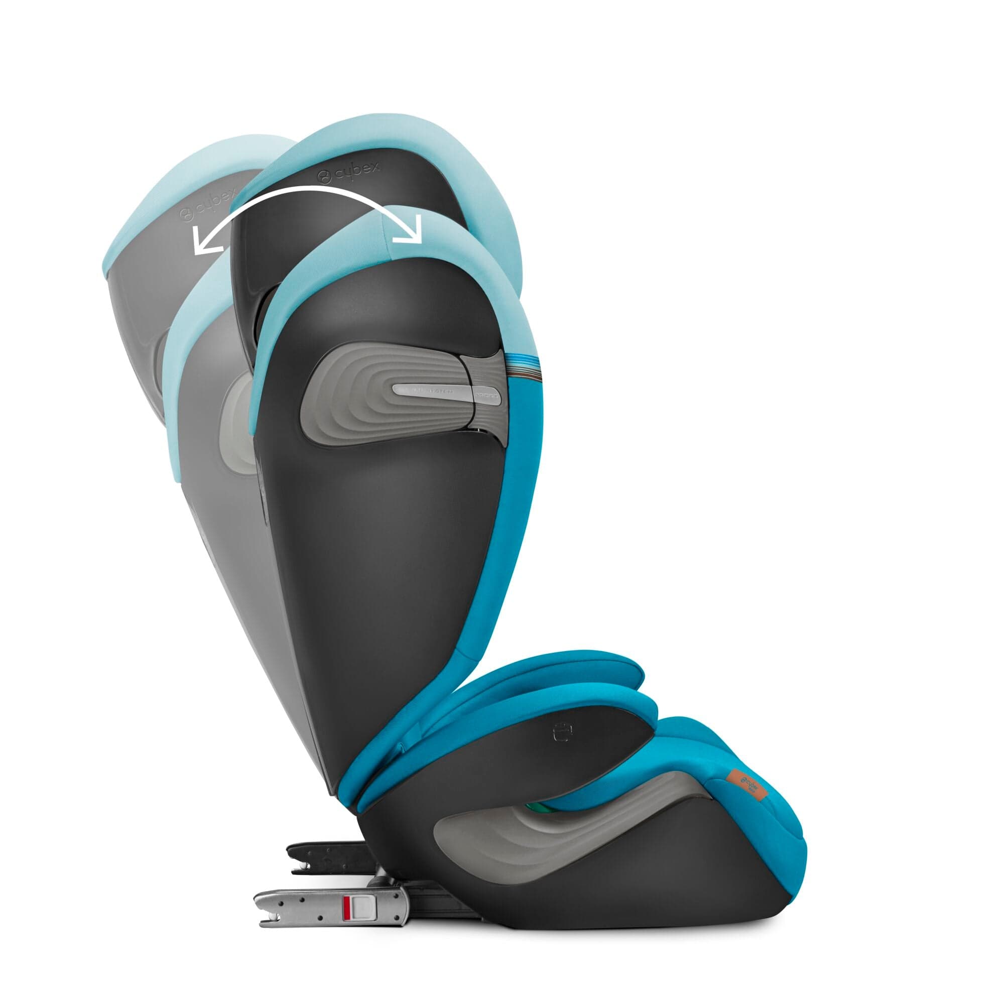 Cybex Solution S2 i-FIX High Back Booster Beach Blue Highback Booster Seats 522002268 4063846310562