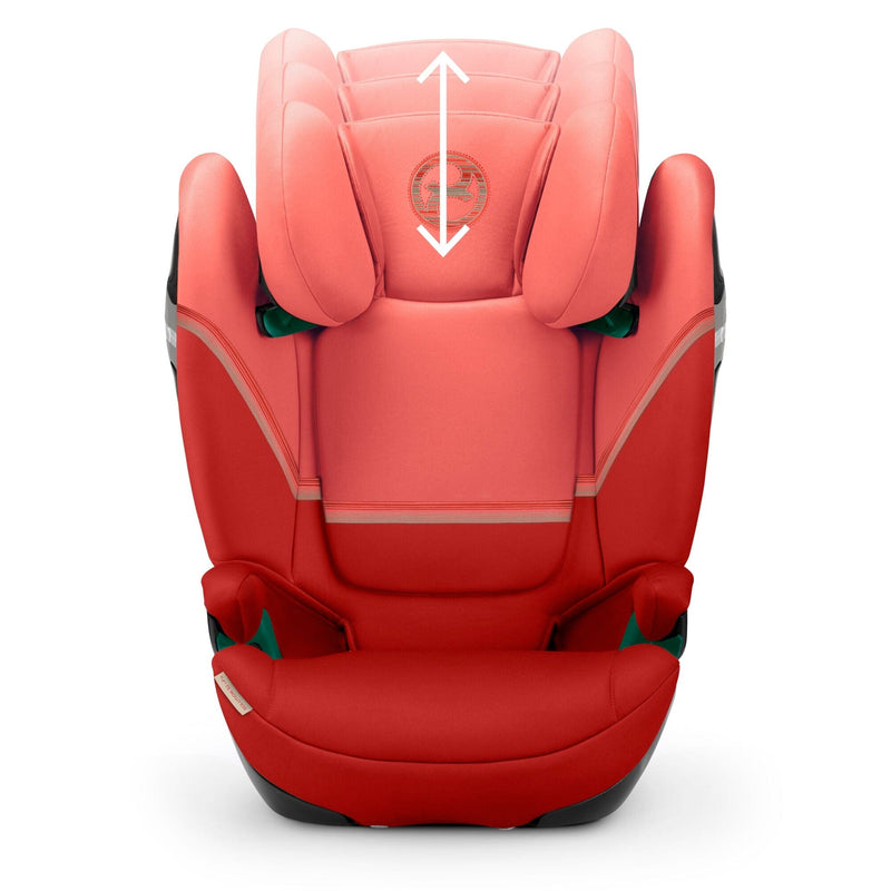 Cybex Solution S2 i-FIX High Back Booster Hibiscus Red Highback Booster Seats 522002272 4063846310722