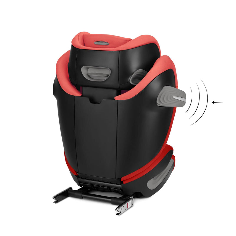 Cybex Solution S2 i-FIX High Back Booster Hibiscus Red Highback Booster Seats 522002272 4063846310722