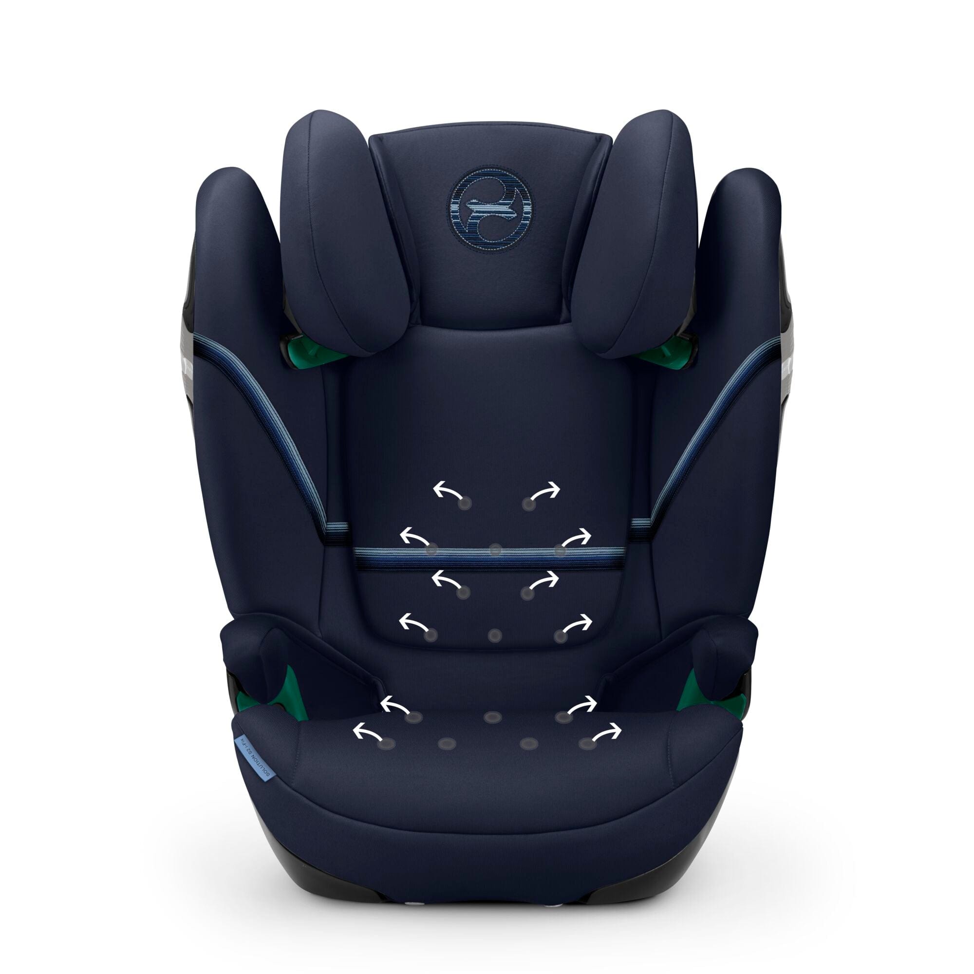 Cybex Solution S2 i-FIX High Back Booster Ocean Blue Highback Booster Seats 522002266 4063846310487