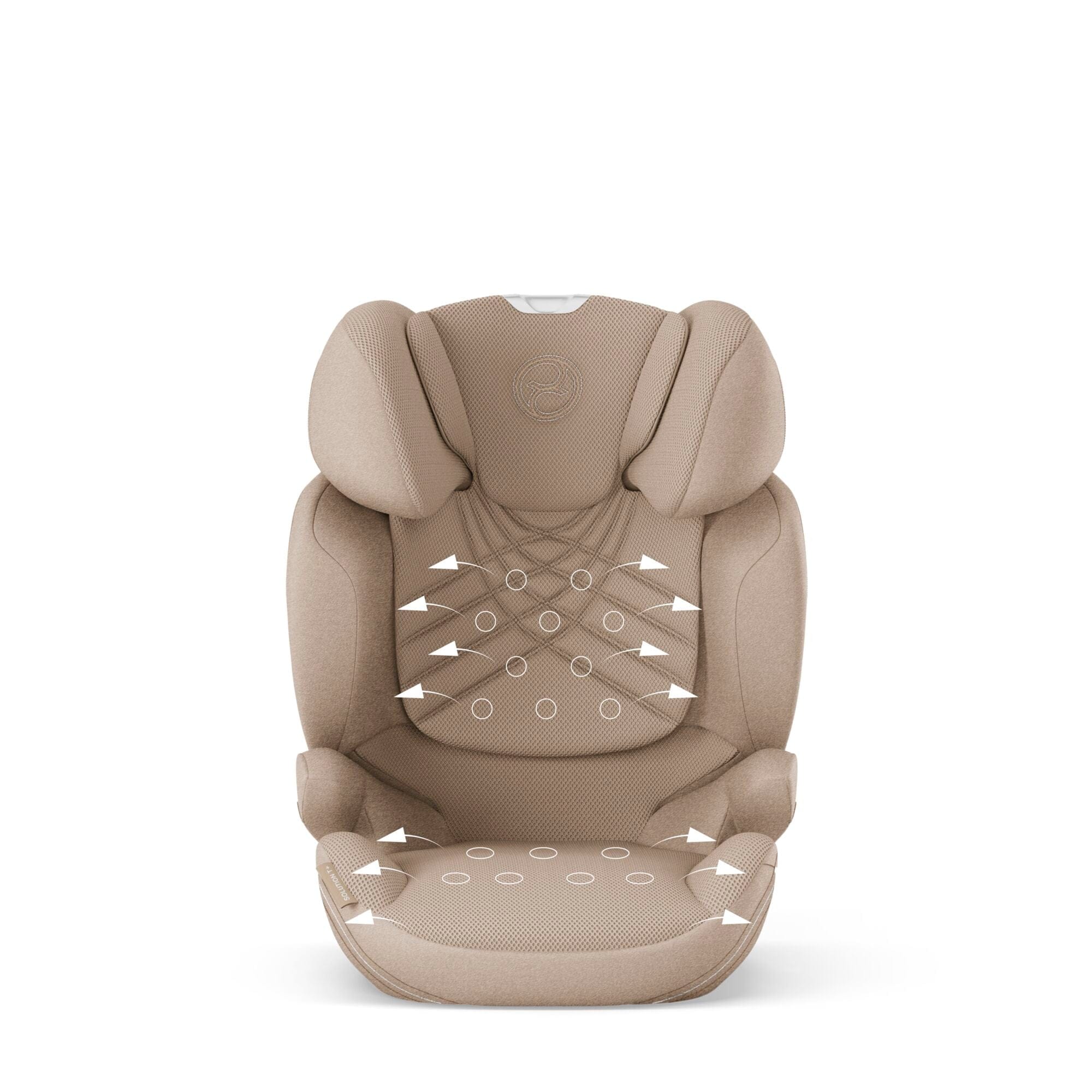 Cybex Solution T i-Fix Plus in Cosy Beige Highback Booster Seats 522004114 4063846380411