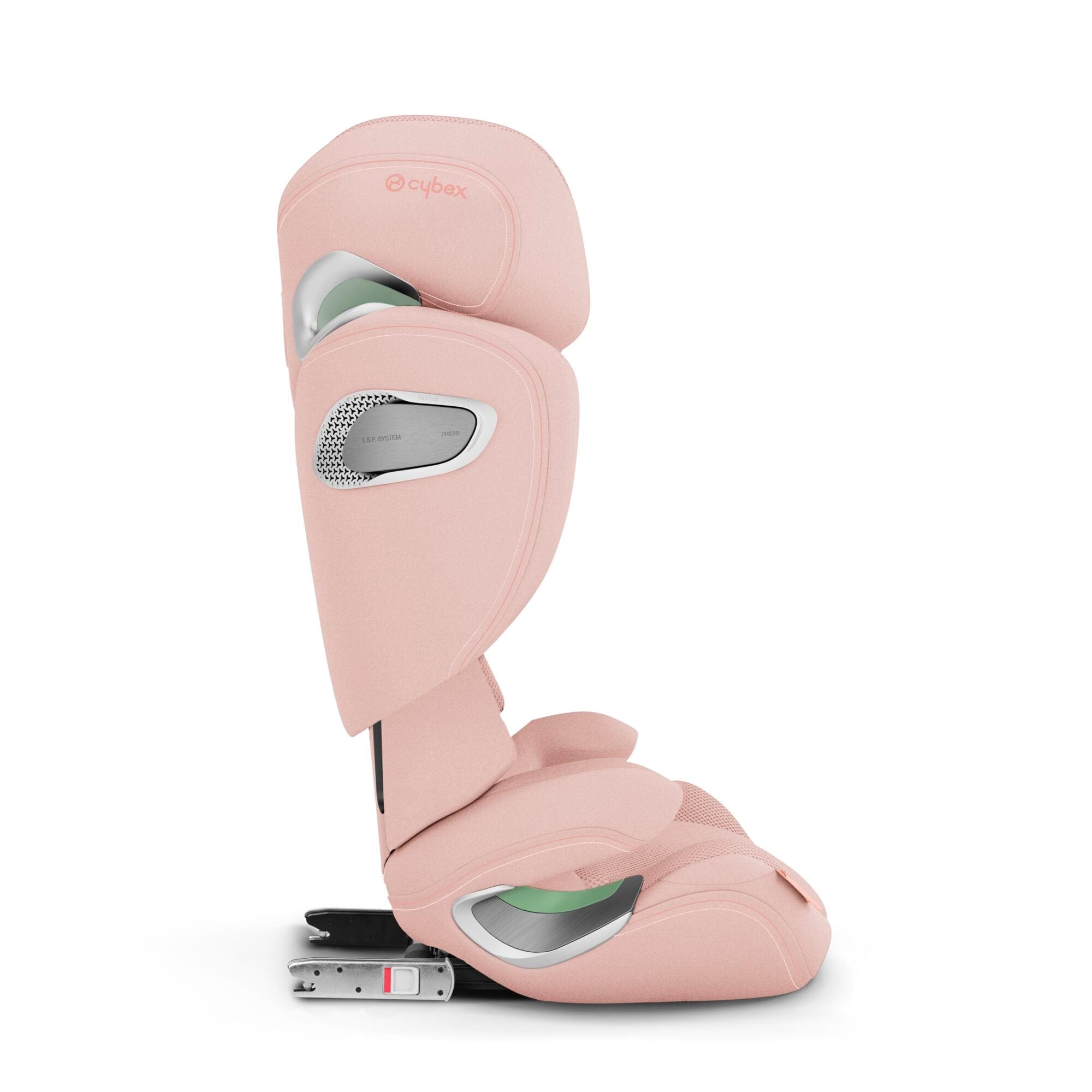 Cybex Solution T i-Fix Plus in Peach Pink Highback Booster Seats 522004112 4063846380350