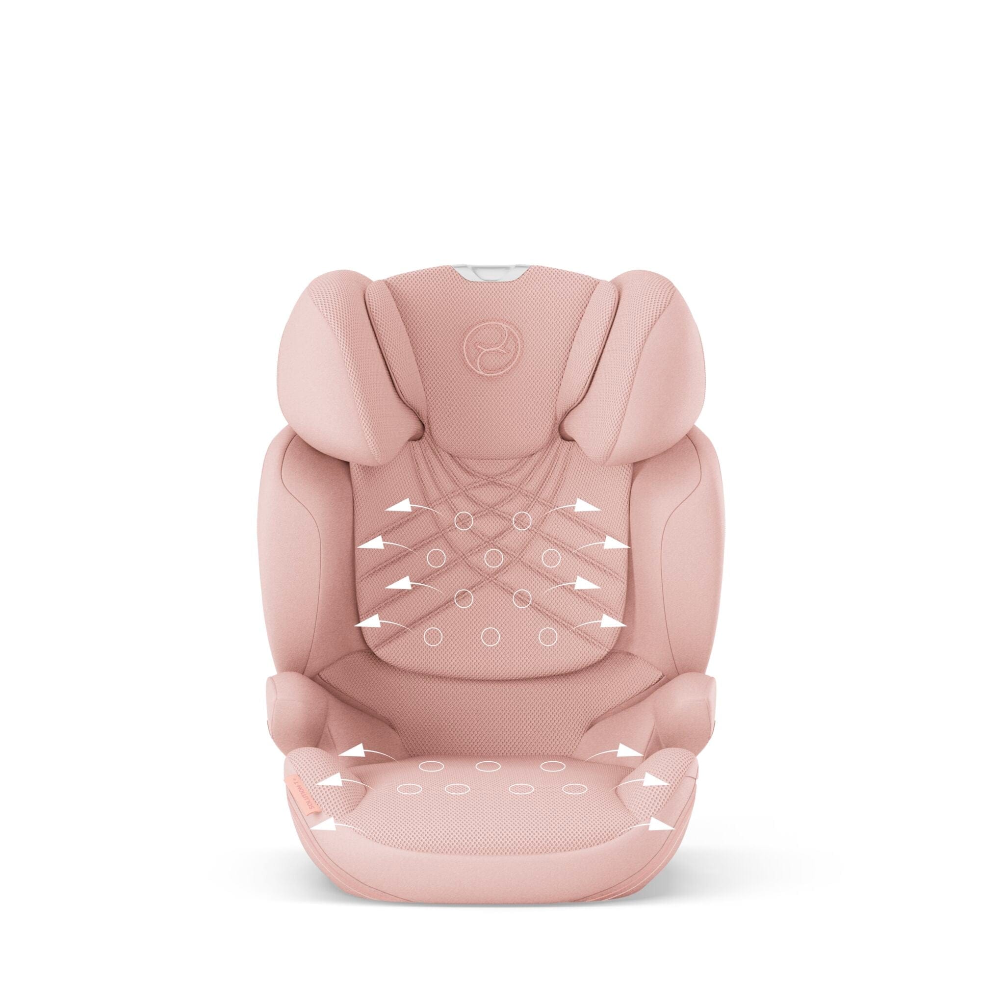 Cybex Solution T i-Fix Plus in Peach Pink Highback Booster Seats 522004112 4063846380350