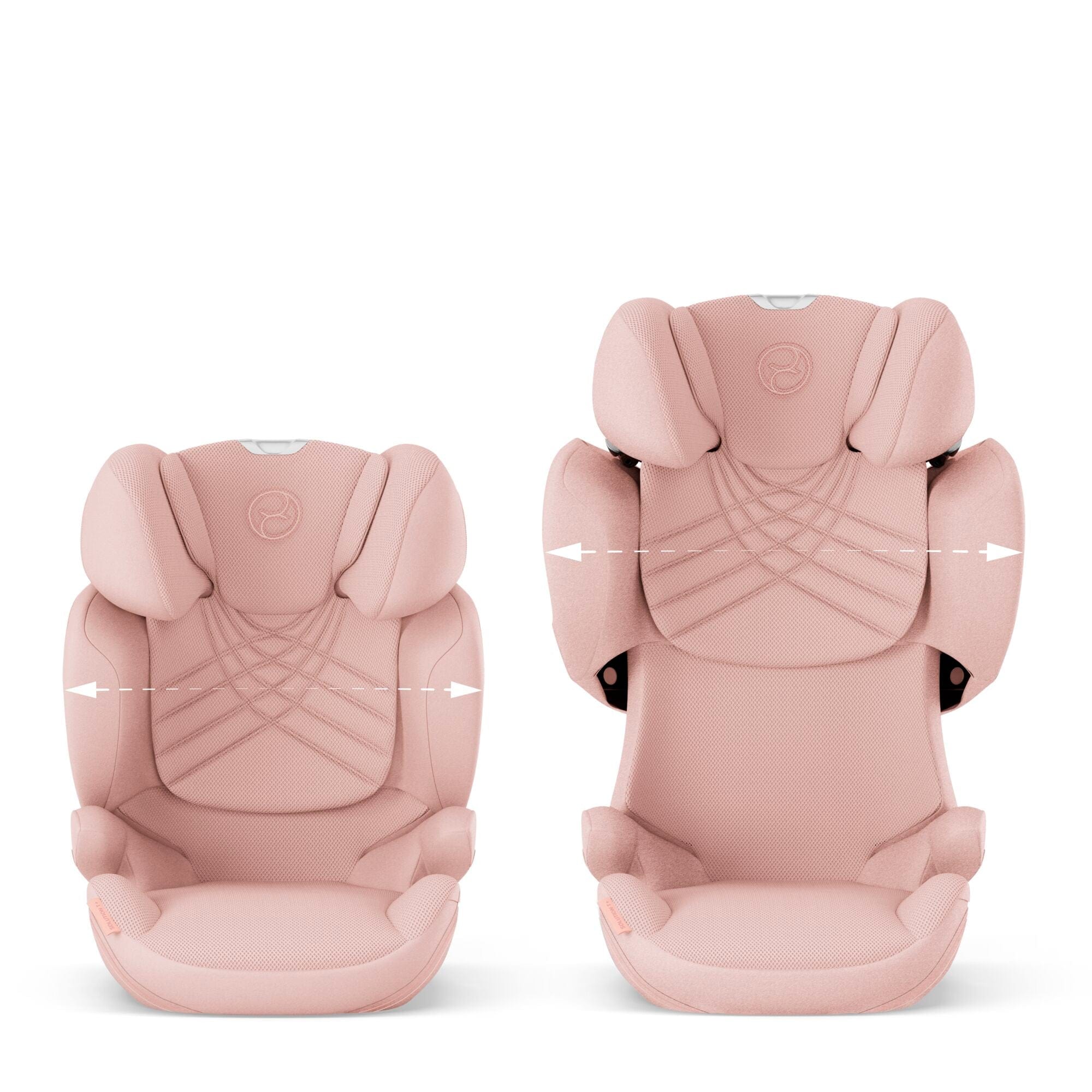 Cybex Solution T i-Fix Plus in Peach Pink Highback Booster Seats 522004112 4063846380350