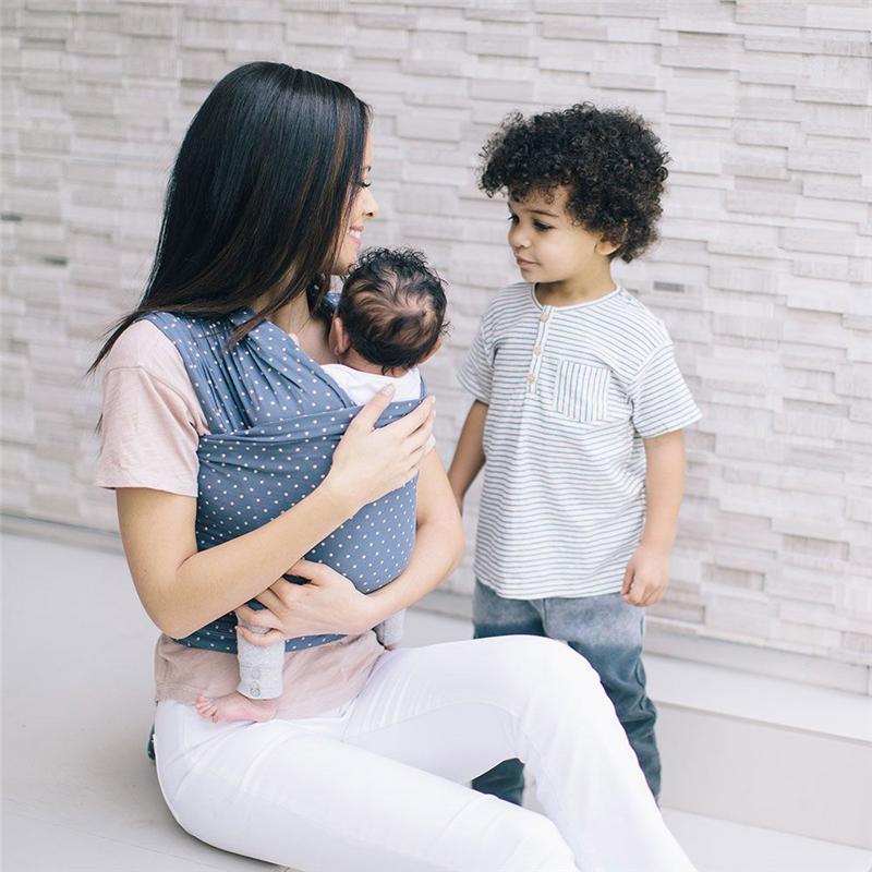 Ergobaby Aura Baby Wrap in Coral Dots