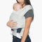 Ergobaby Aura Baby Wrap in Grey Stripes