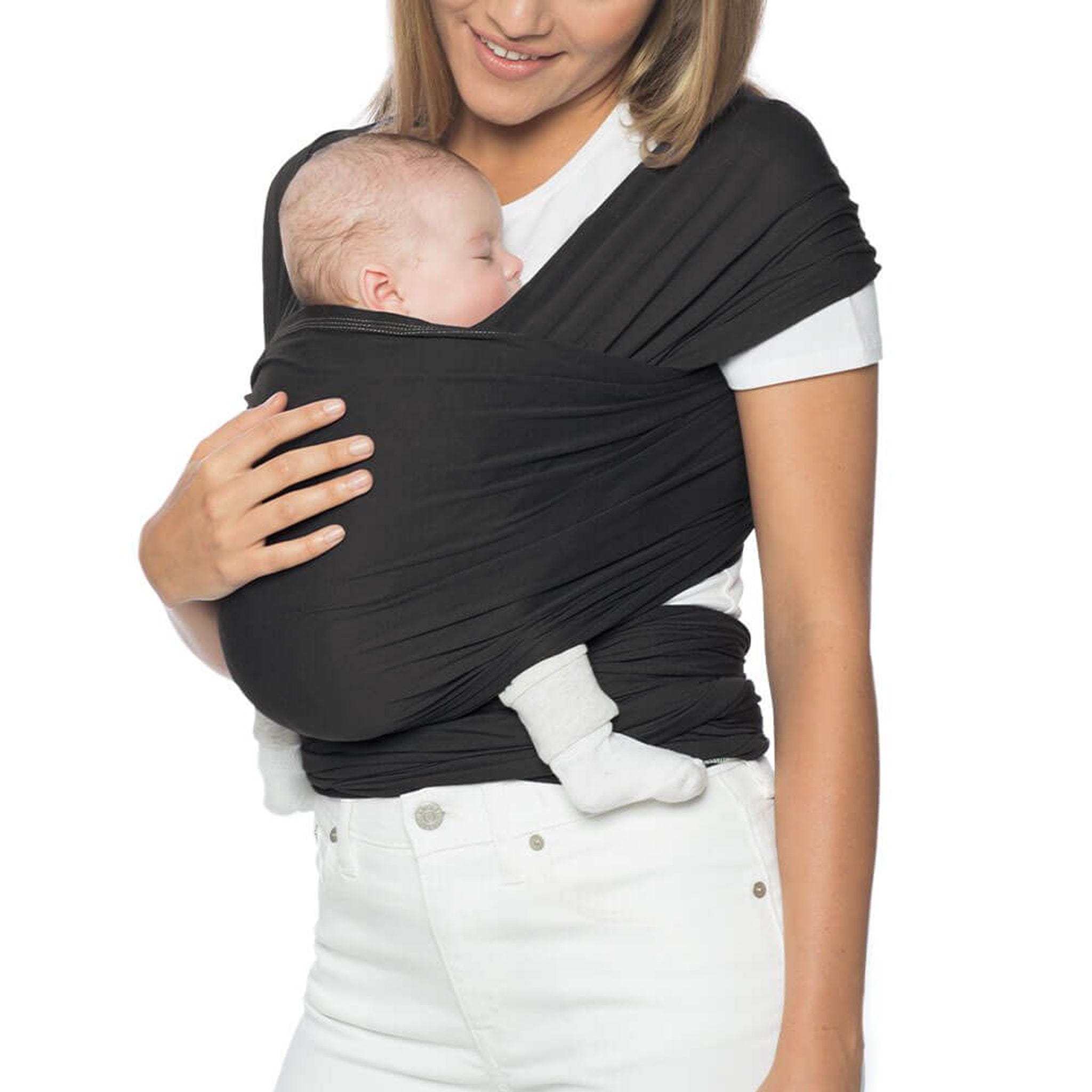 Ergobaby Aura Baby Wrap in Pure Black Baby Carriers WLABLCK 1220000203068