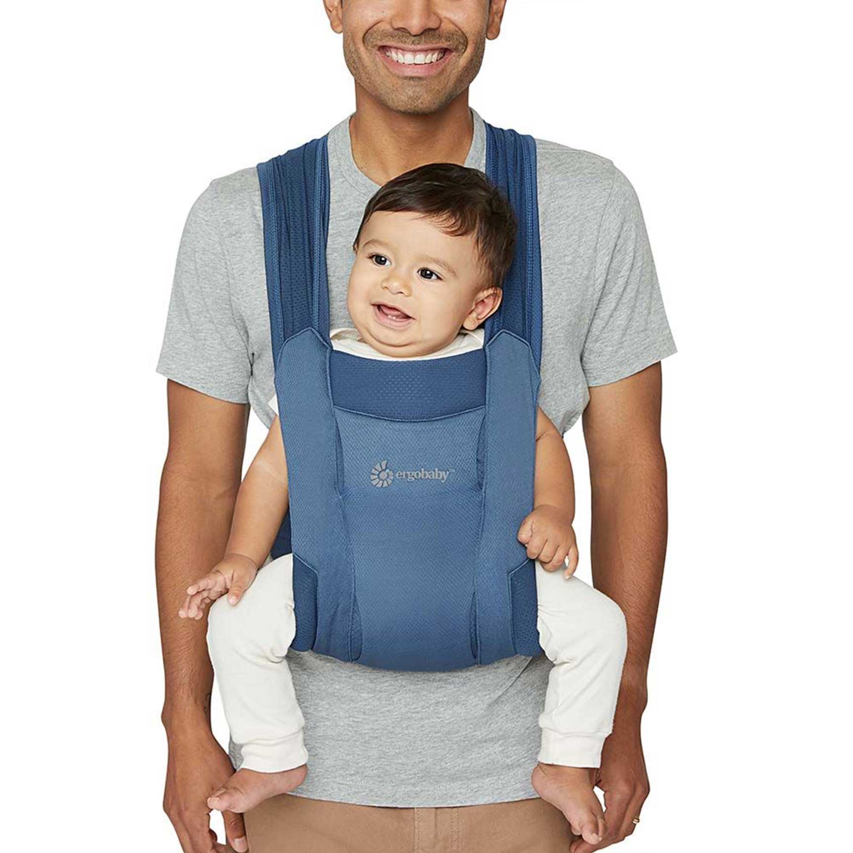 Ergobaby Embrace Soft Air Mesh in Blue Baby Carriers BCEMASAMBLU 1220000205147