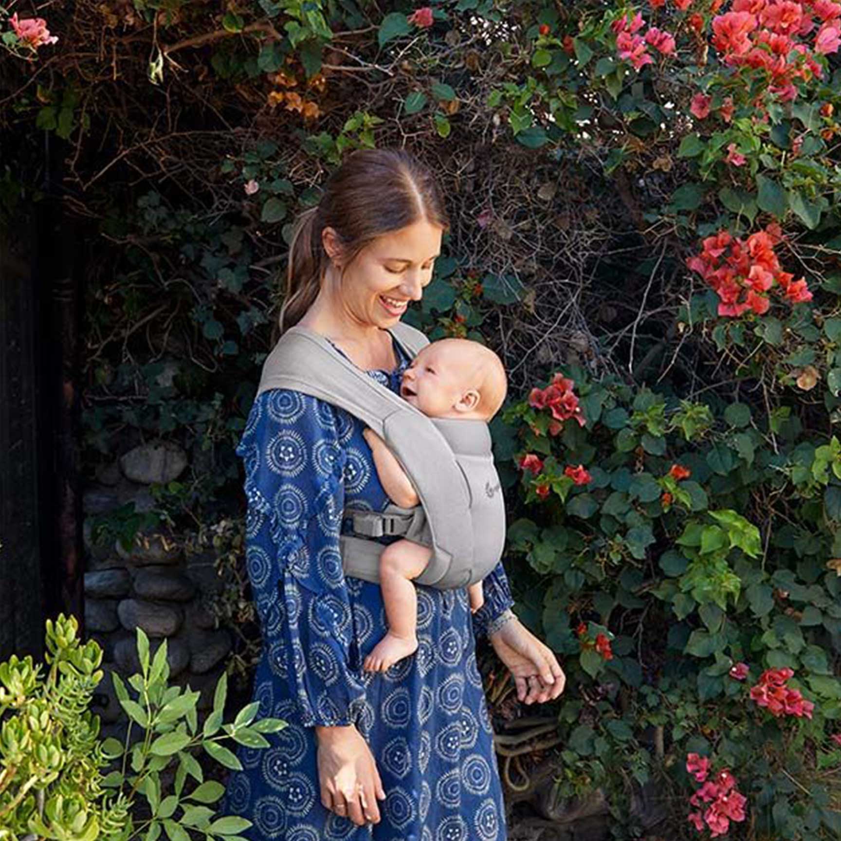 Ergobaby Embrace Soft Air Mesh in Soft Grey Baby Carriers BCEMASAMGRY 1220000205154