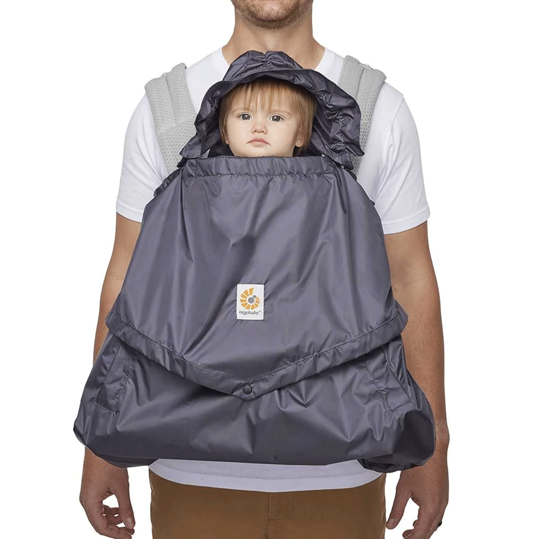 Ergobaby Ergo Carrier Rain and Wind Cover in Charcoal Baby Carriers WCRWCHAR 191653006409