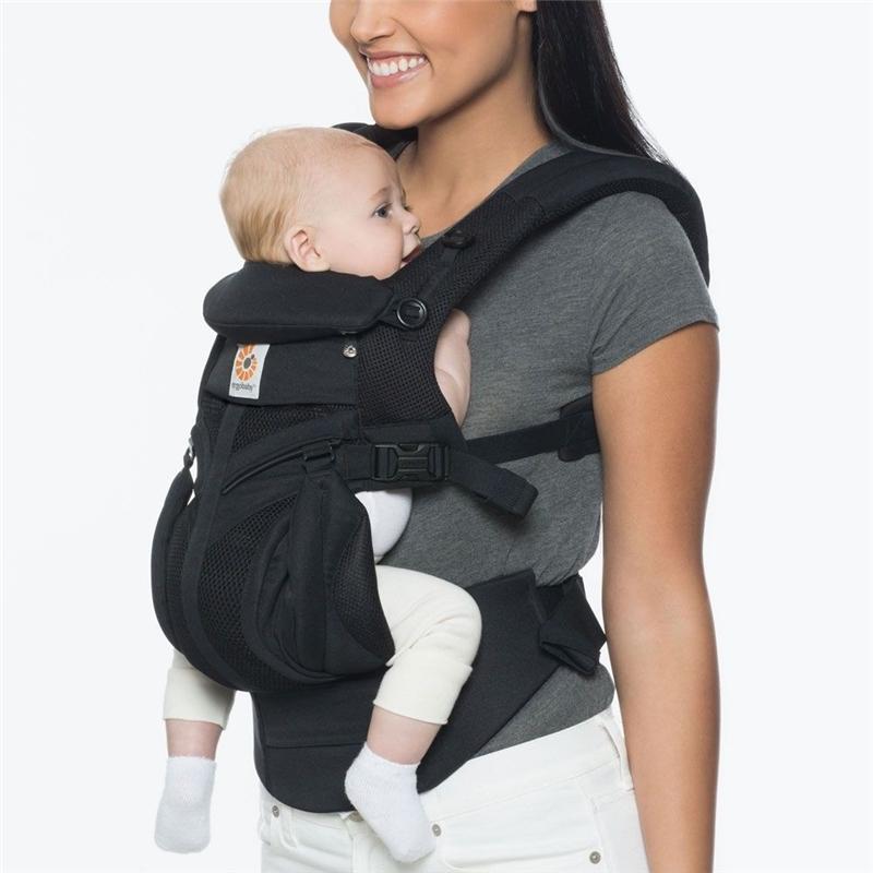 Ergobaby Omni Classic Mesh Baby Carrier in Onyx Black