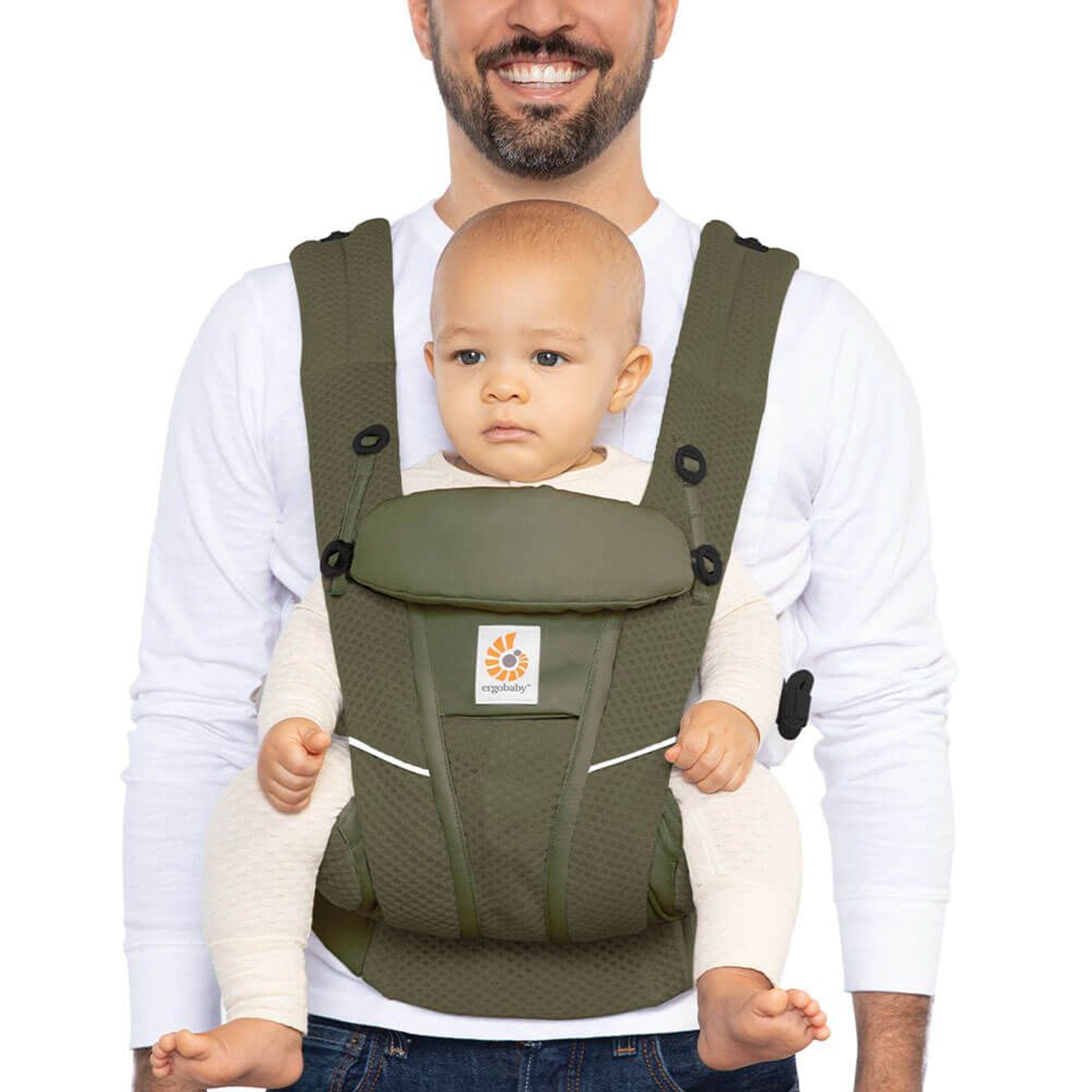 ergobaby performance carrier green Ergobaby Omni Breeze in Olive Green