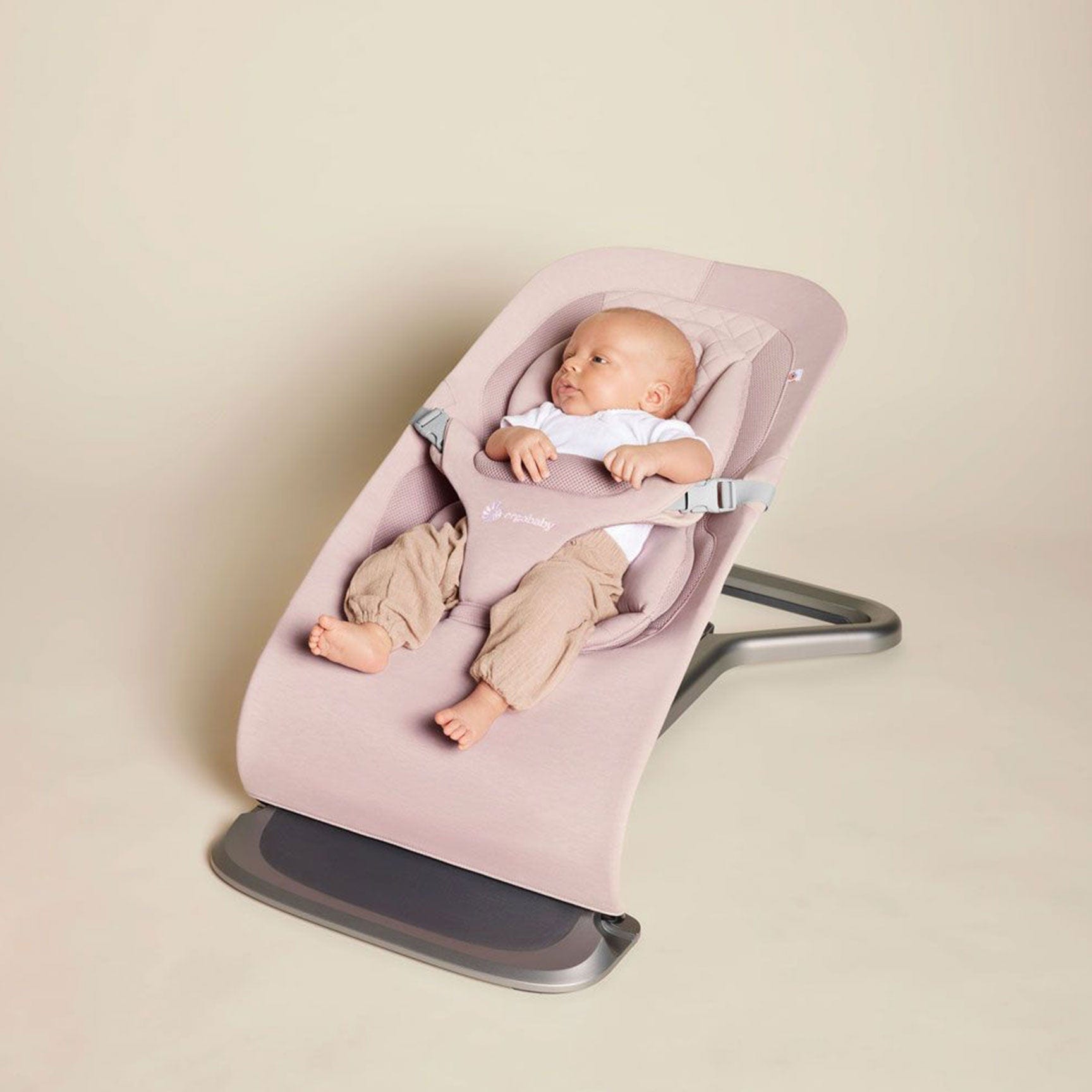 ErgoBaby Evolve Bouncer in Blush Pink Rocking Bouncing Cradles EVLBNCBLPNKUK 1220000206069