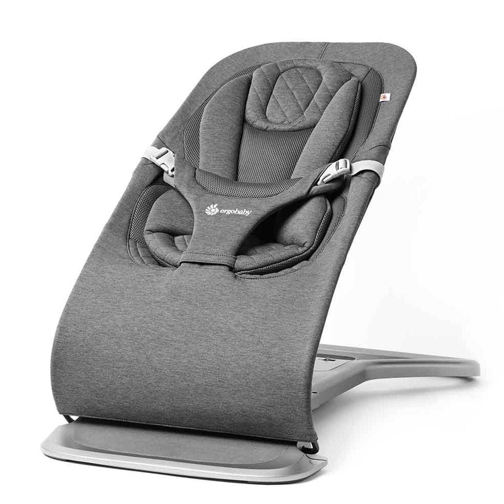 ErgoBaby Evolve Bouncer in Charcoal Grey Rocking Bouncing Cradles EVLBNCCHRGRYUK 1220000206045