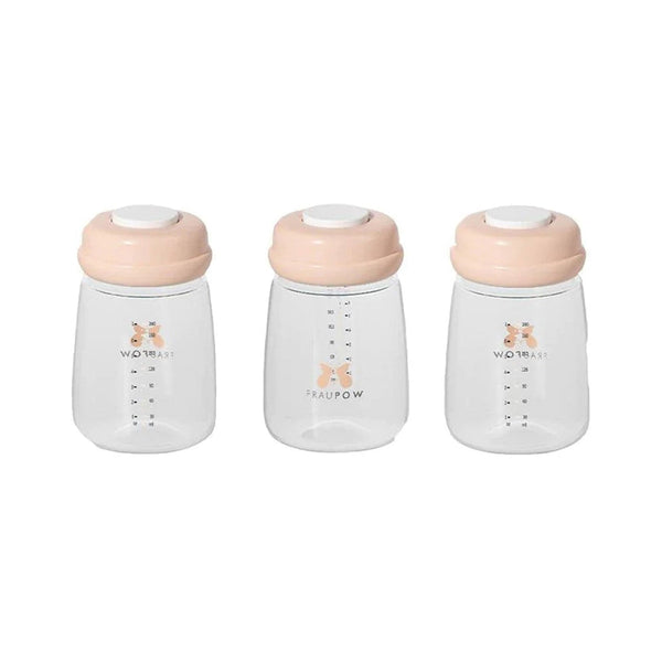 Fraupow Pack of 3 Milk Bottles Nursing & Weaning 0921-BOTTLE-3PCK 0633710895194