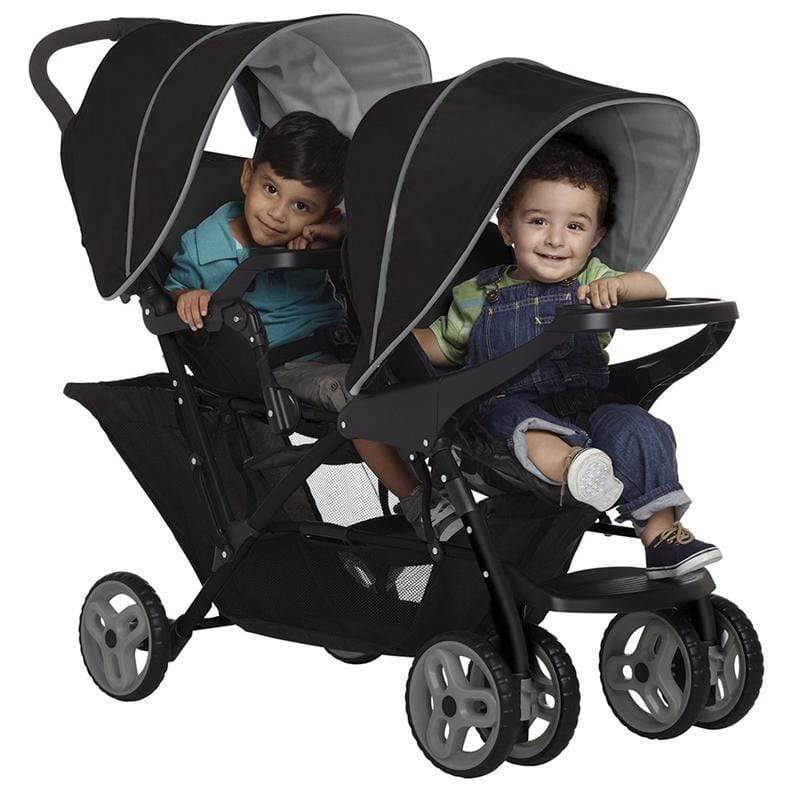 graco double duo stroller Graco Stadium Duo Tandem Stroller Black/Grey