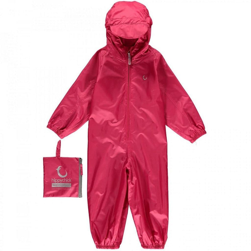 Hippychick Packasuit 3-4 Years Peacock Pink Playsuits HWPPP3-4