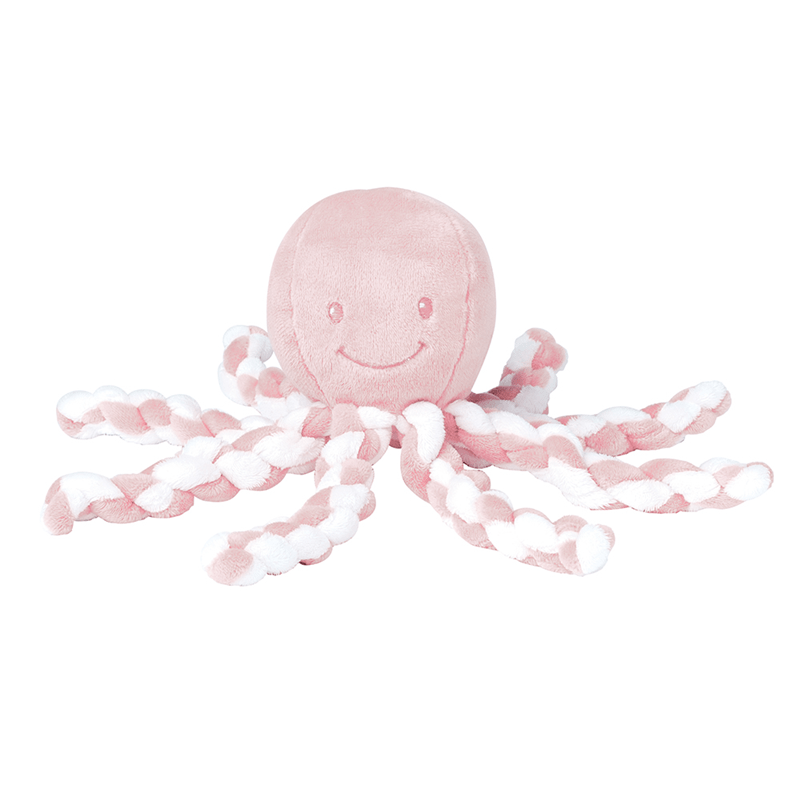 Nattou Piu Piu Octopus Cuddly Toy Light Pink