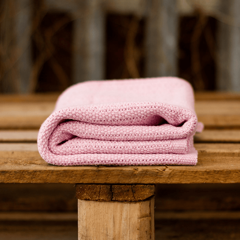 Hippychick Cellular Baby Blanket Dusky Pink Swaddling, Shawls & Blankets MTH0005