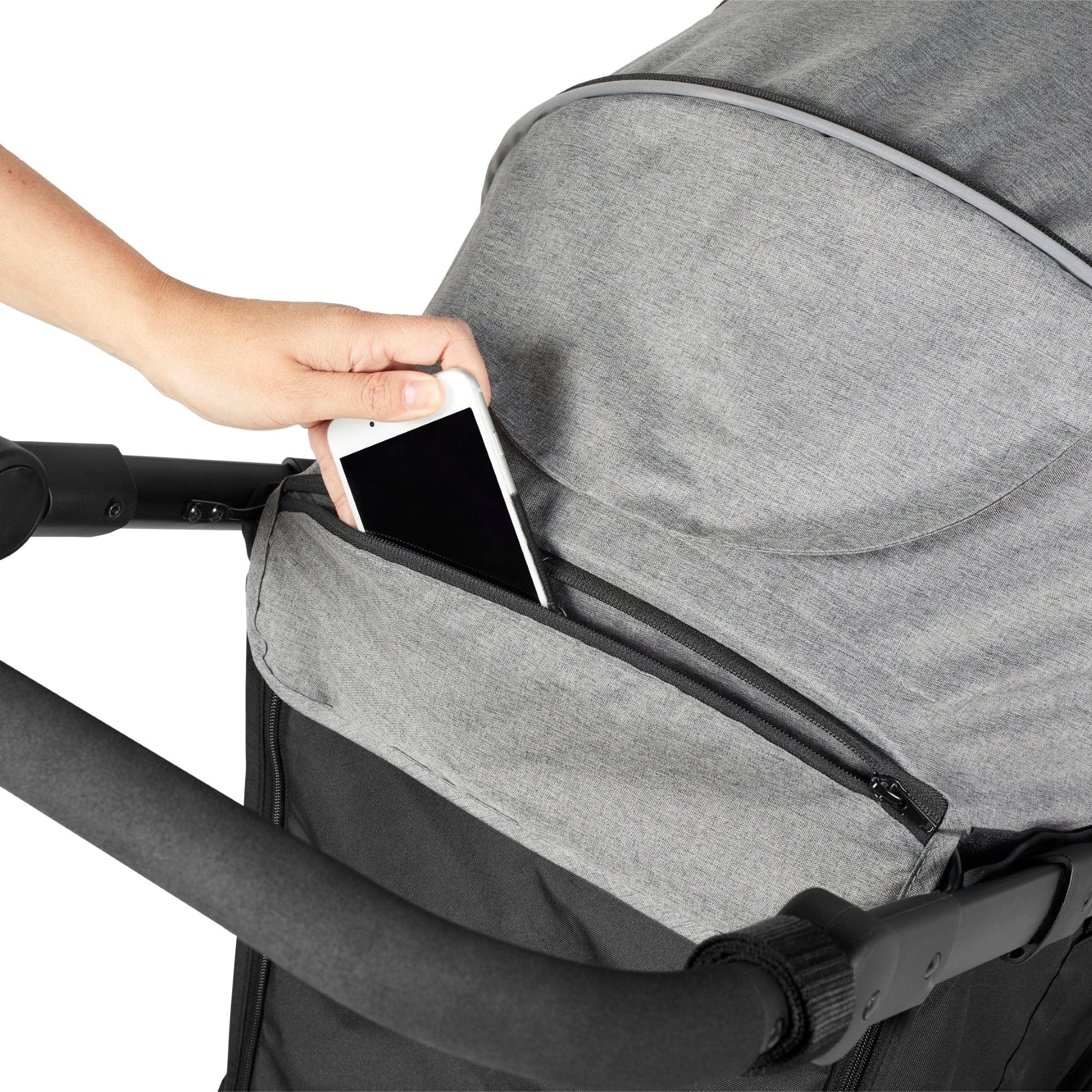 Ickle Bubba Venus Max Jogger Stroller I-Size Travel System in Black/Space Grey with Isofix Base 3 Wheelers 13-004-500-014 5060777950422