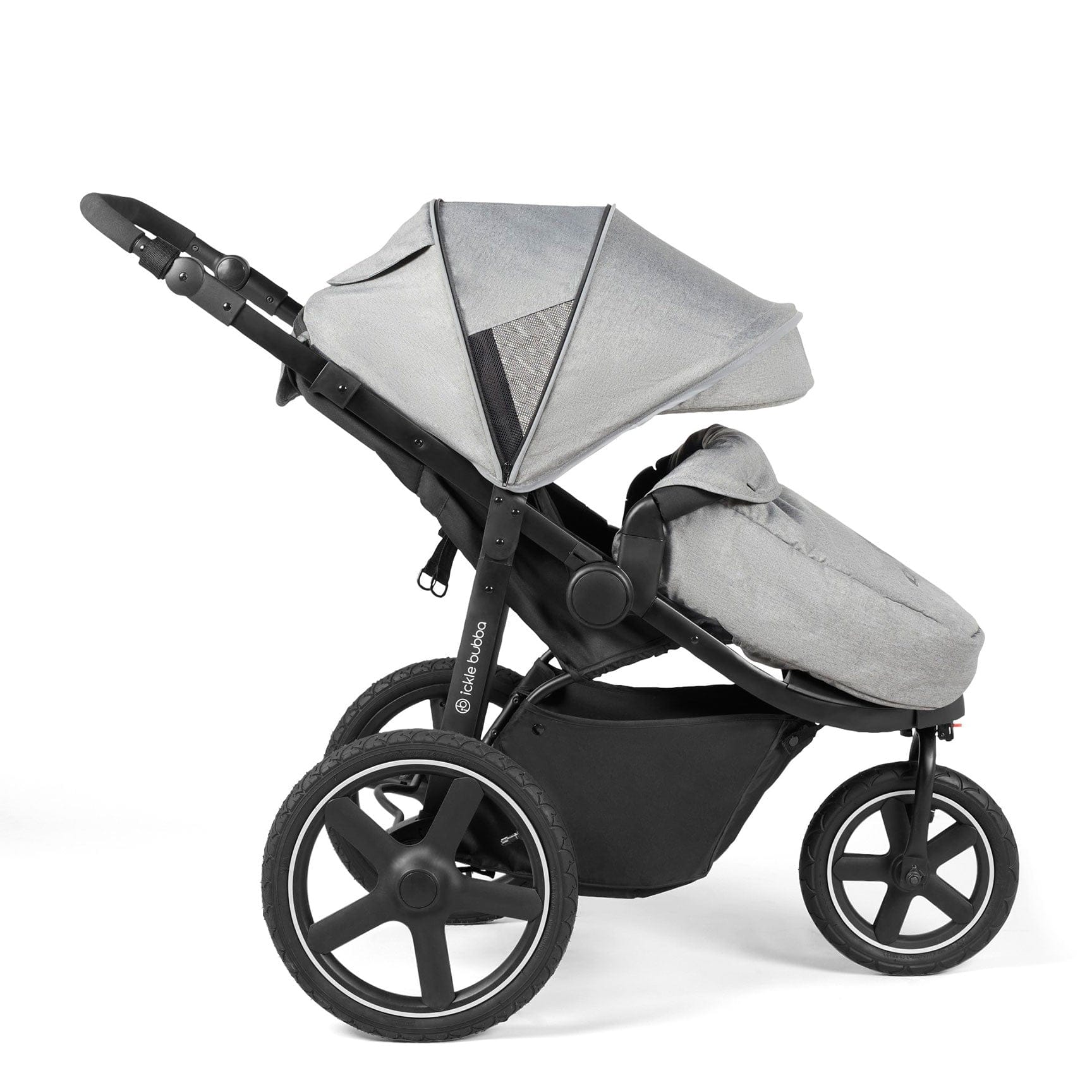 Ickle Bubba Venus Max Jogger Stroller in Black/Space Grey 3 Wheelers 18-004-200-014 5060777950347