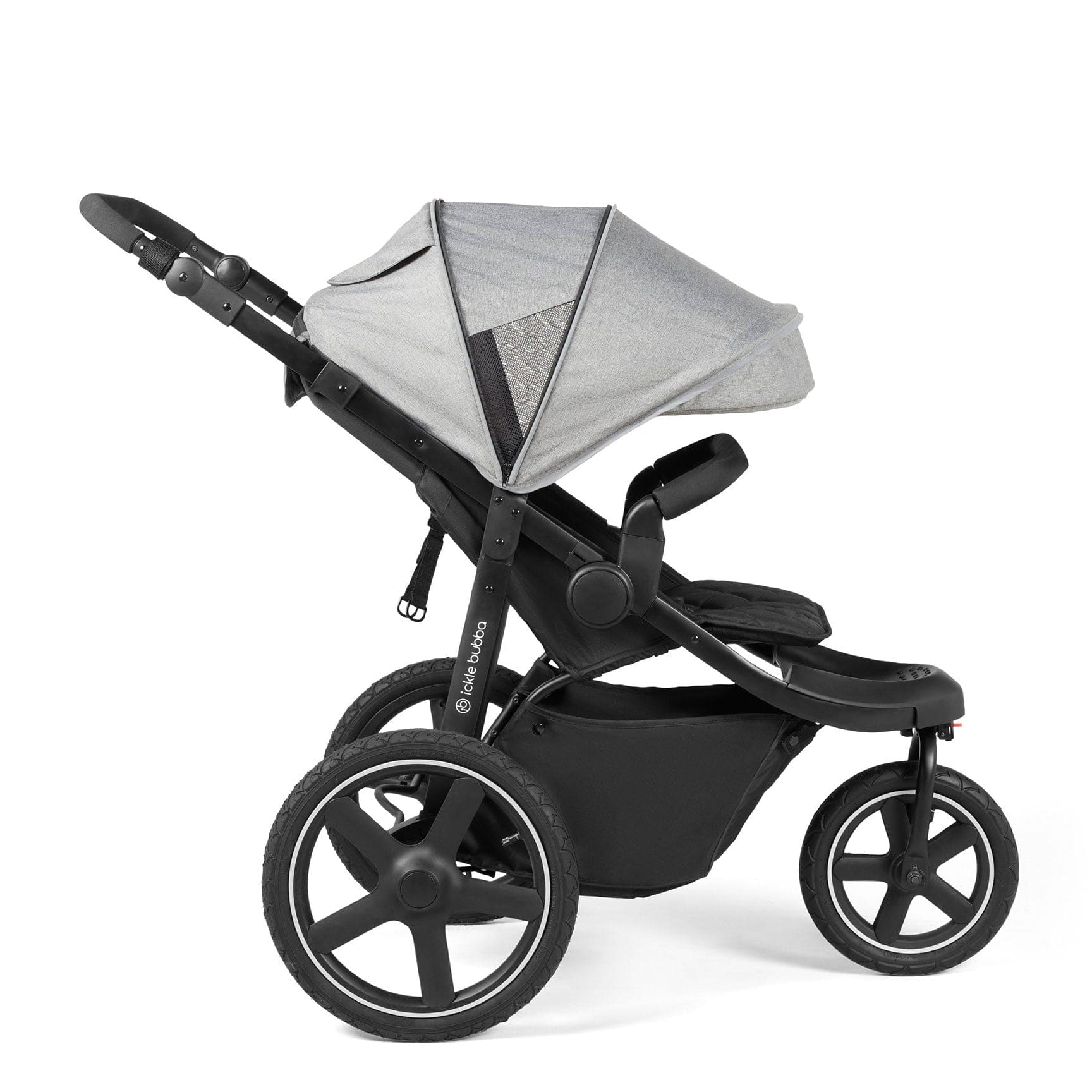 Ickle Bubba Venus Max Jogger Stroller in Black/Space Grey 3 Wheelers 18-004-200-014 5060777950347