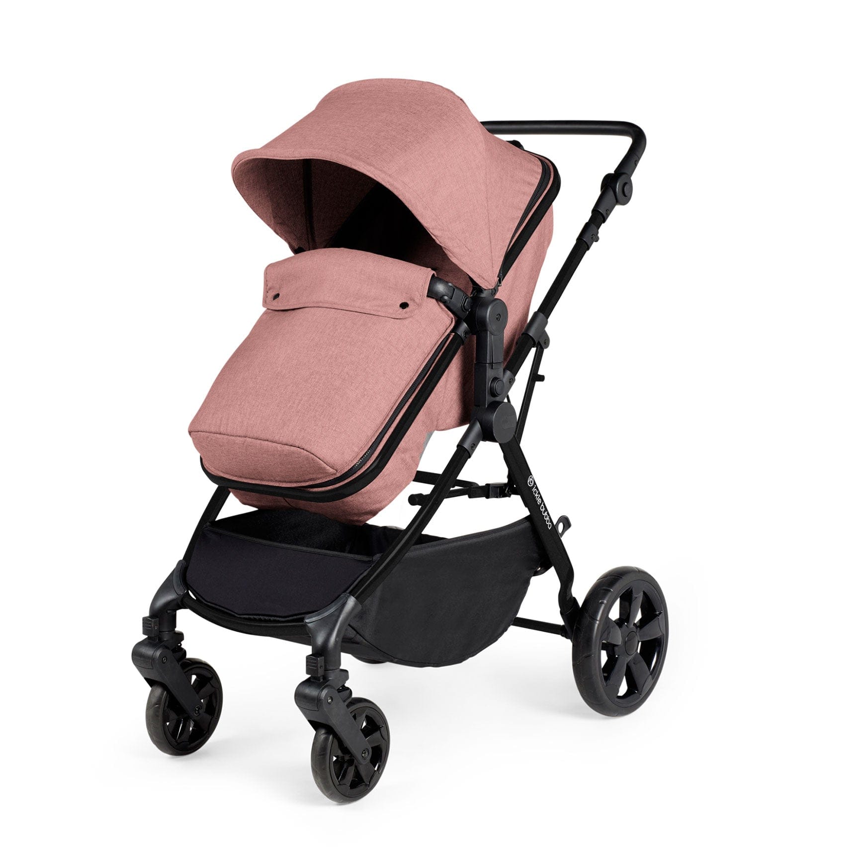 Ickle Bubba Comet 2-in-1 Plus Carrycot & Pushchair in Dusty Pink Baby Prams 10-008-001-134 5056515025682