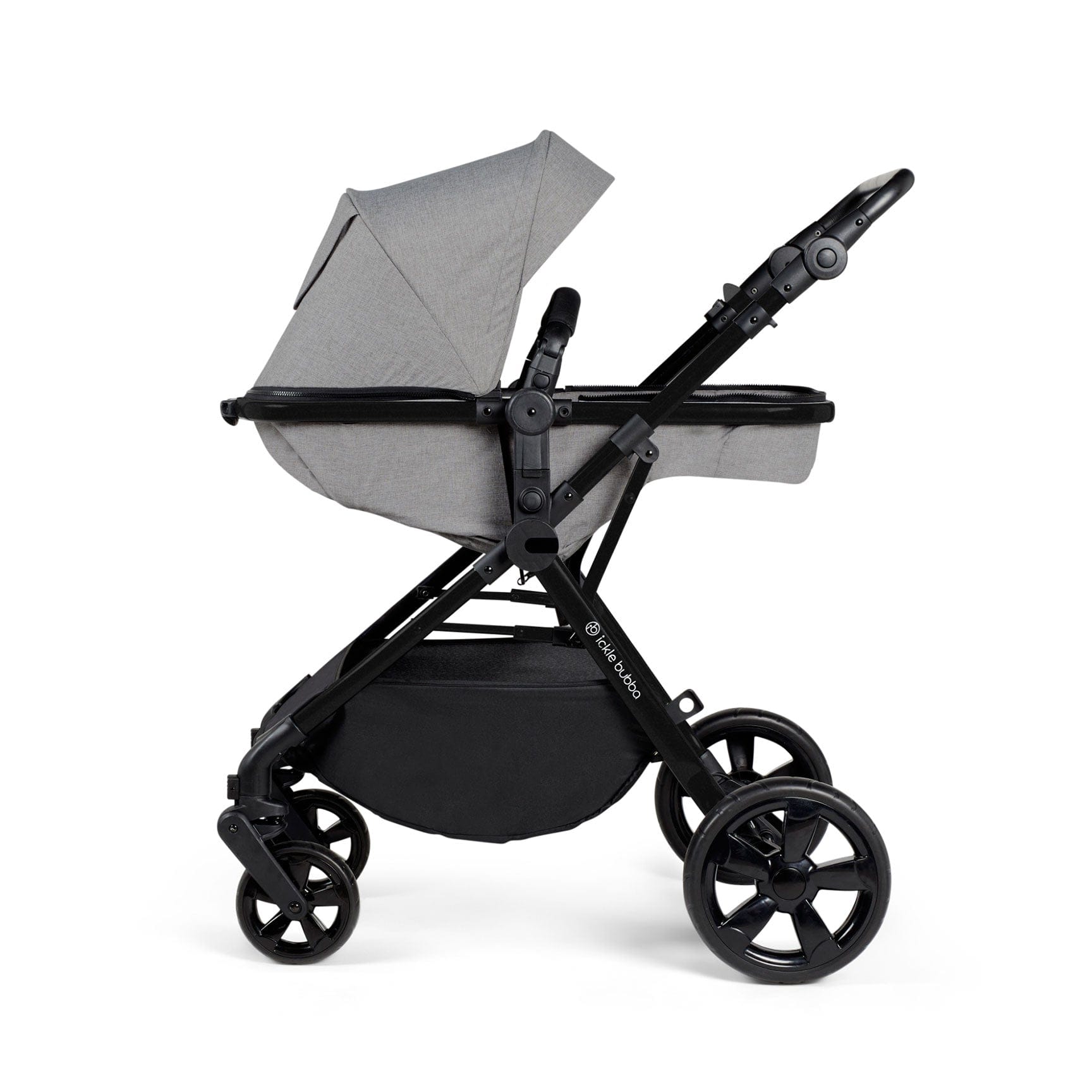Ickle Bubba Comet 2-in-1 Plus Carrycot & Pushchair in Space Grey Baby Prams 10-008-001-014 5056515025675