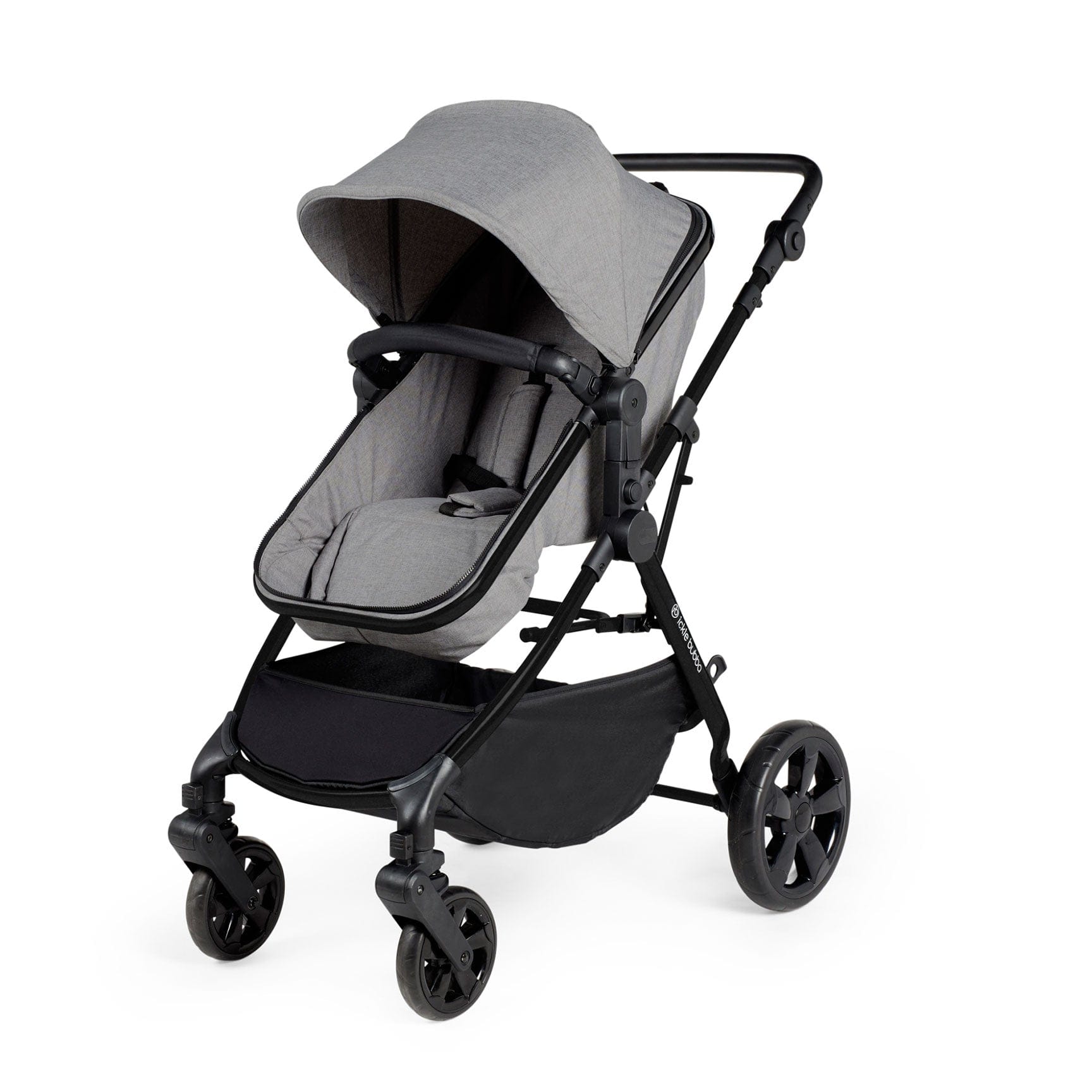 Ickle Bubba Comet 2-in-1 Plus Carrycot & Pushchair in Space Grey Baby Prams 10-008-001-014 5056515025675