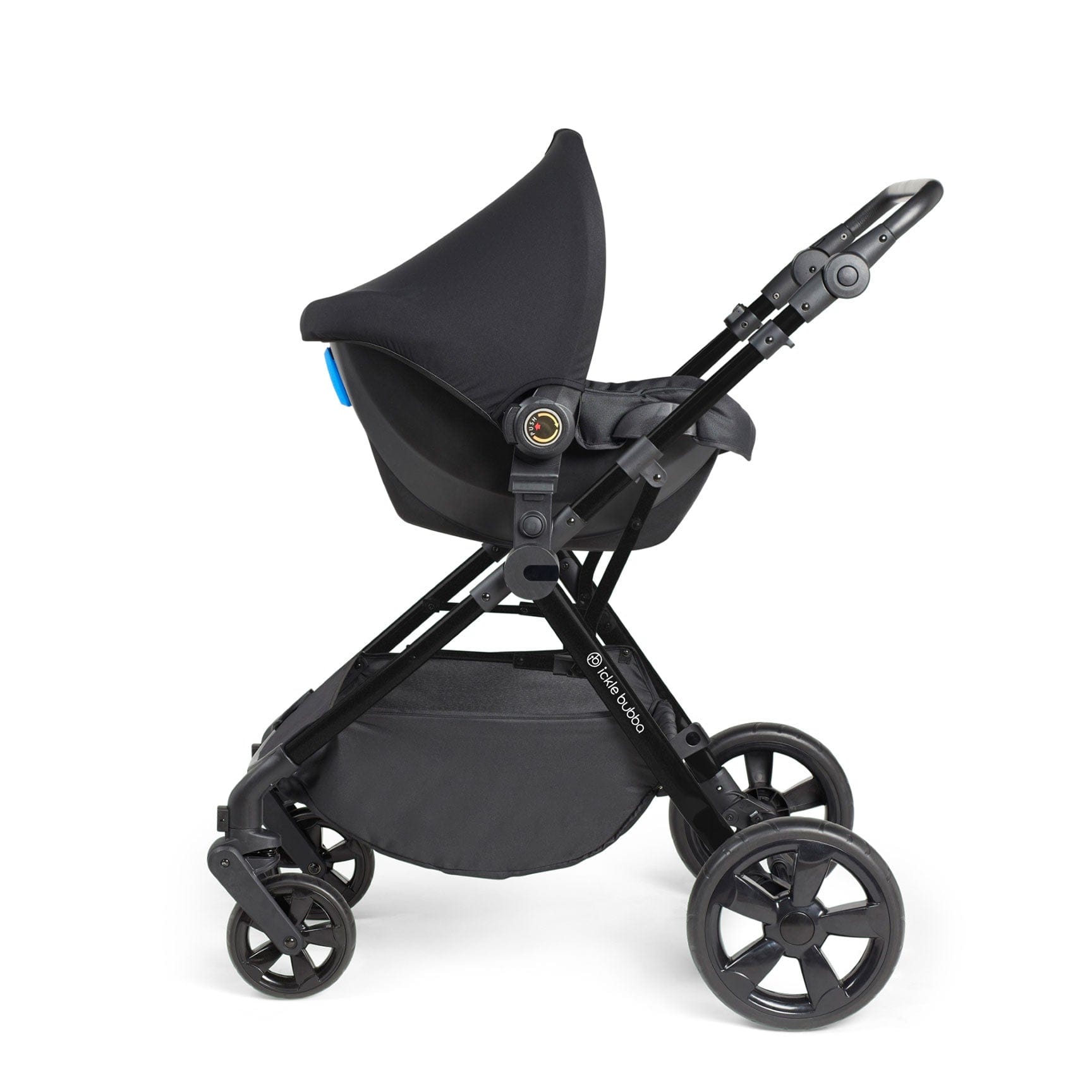 Ickle Bubba Comet 3-in-1 Travel System with Astral Car Seat in Black Baby Prams 10-008-101-002 5056515025750