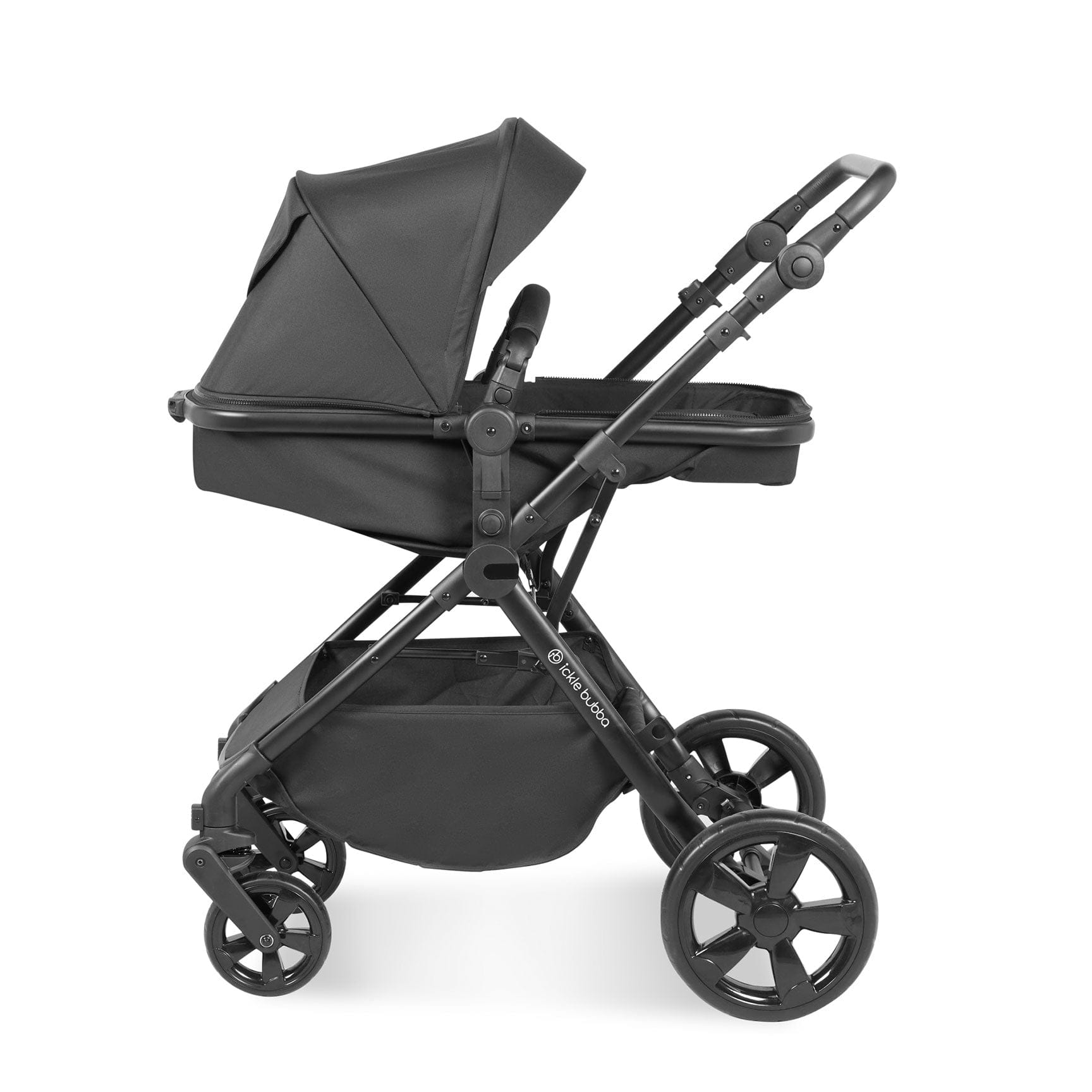 Ickle Bubba Comet 3-in-1 Travel System with Astral Car Seat in Black Baby Prams 10-008-101-002 5056515025750