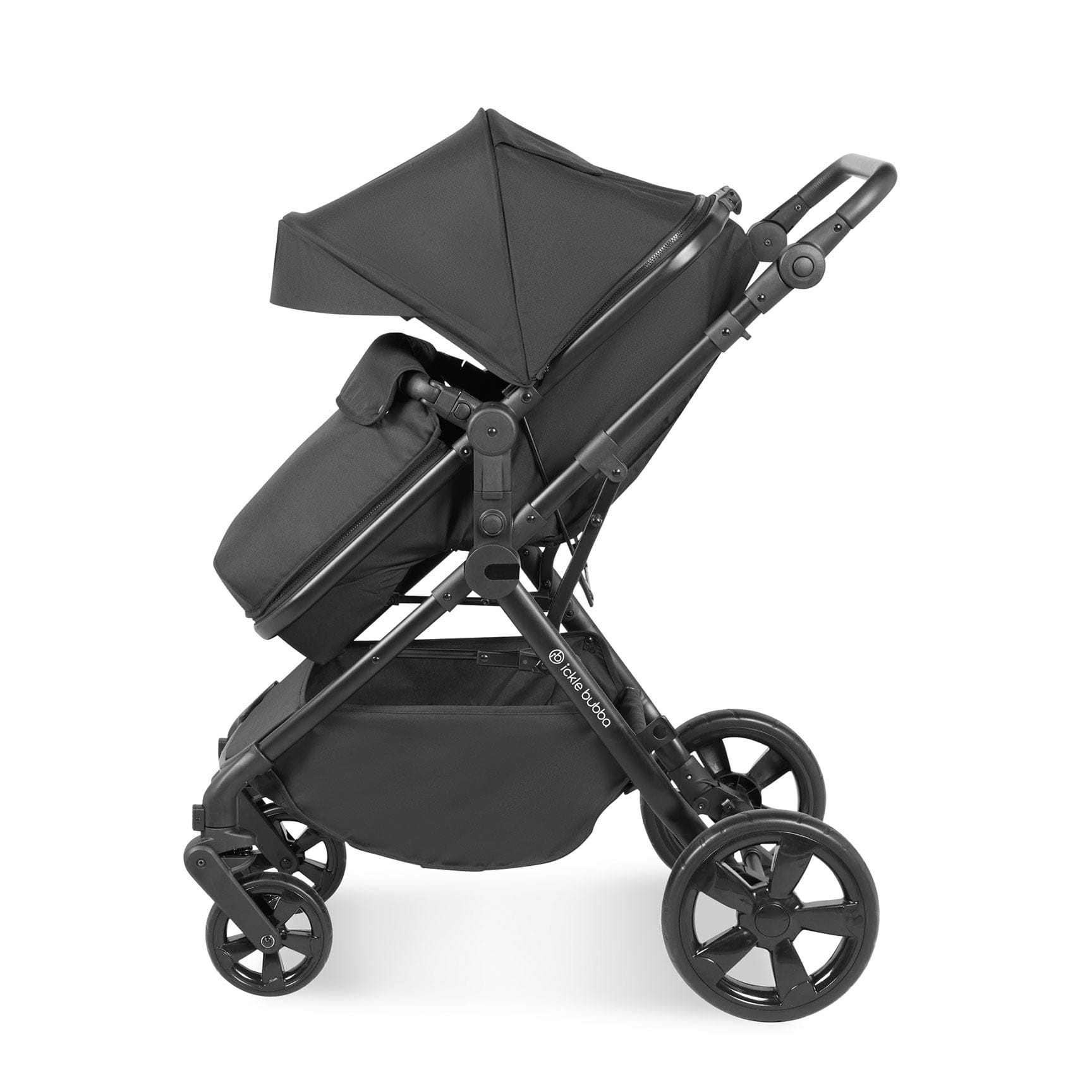 Ickle Bubba Comet 3-in-1 Travel System with Astral Car Seat in Black Baby Prams 10-008-101-002 5056515025750