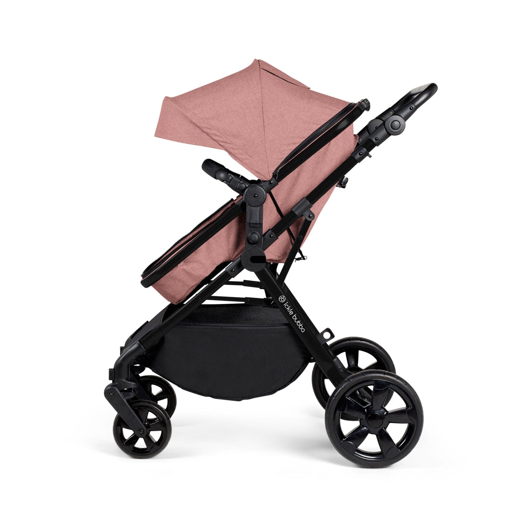 Ickle Bubba Comet 3-in-1 Travel System with Astral Car Seat in Dusty Pink Baby Prams 10-008-101-134 5056515025774