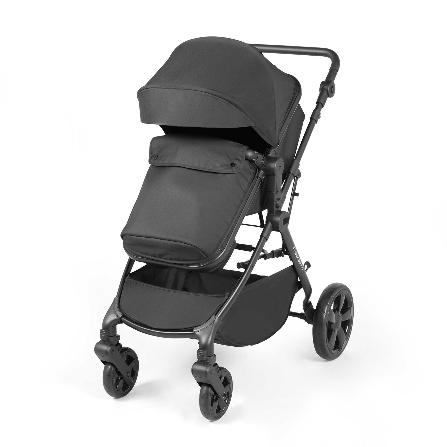 Ickle Bubba Comet All-in-One I-Size Travel System with Isofix Base in Black Baby Prams 10-008-300-002 5056515025798