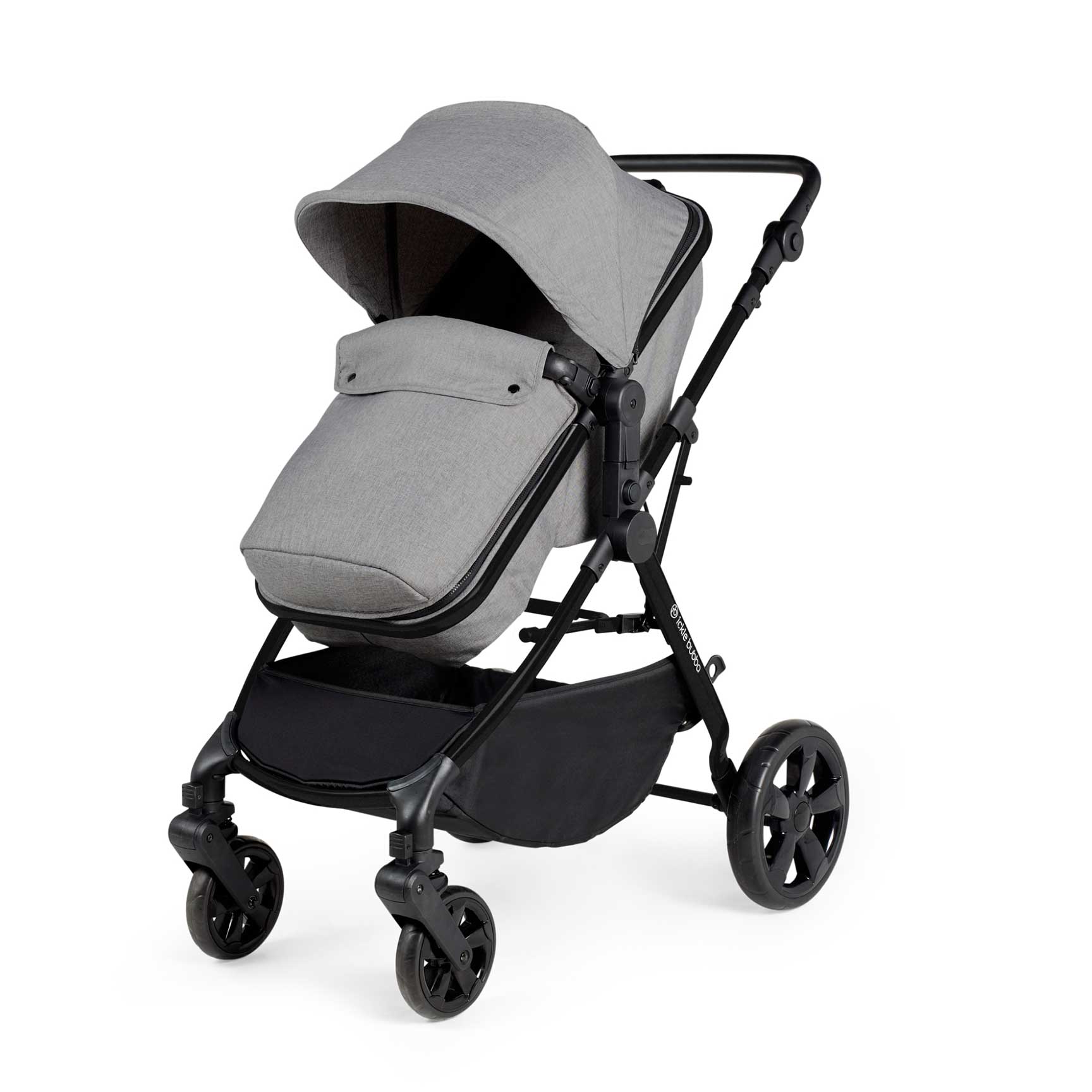 Ickle Bubba Comet All-in-One I-Size Travel System with Isofix Base in Space Grey Baby Prams 10-008-300-014 5056515025804